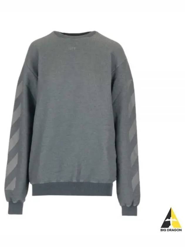 Women's Arrow Patch Sweatshirt Gray - OFF WHITE - BALAAN 2