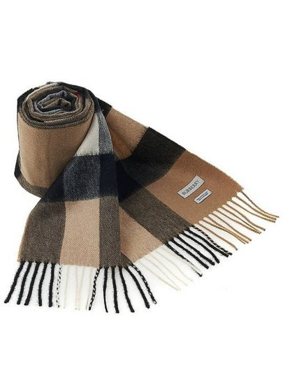 Classic Check Cashmere Muffler Beige - BURBERRY - BALAAN 2