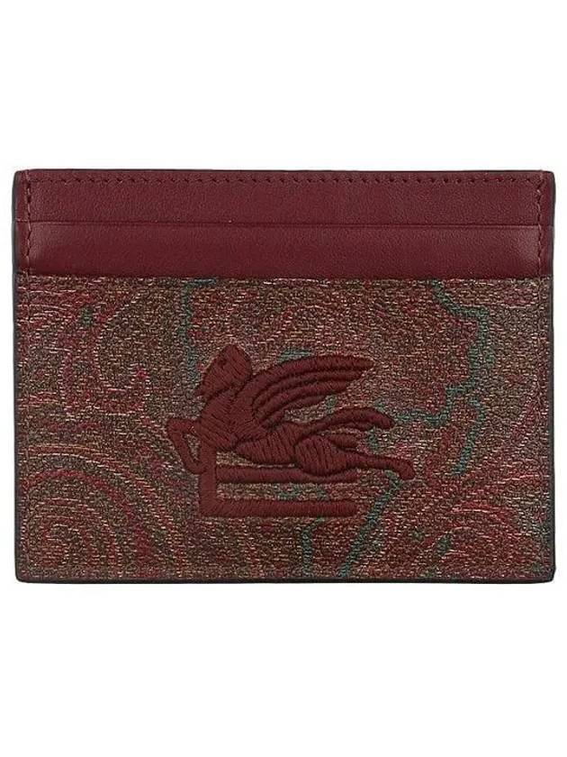 Tesuto Paisley Card Wallet Brown - ETRO - BALAAN 2