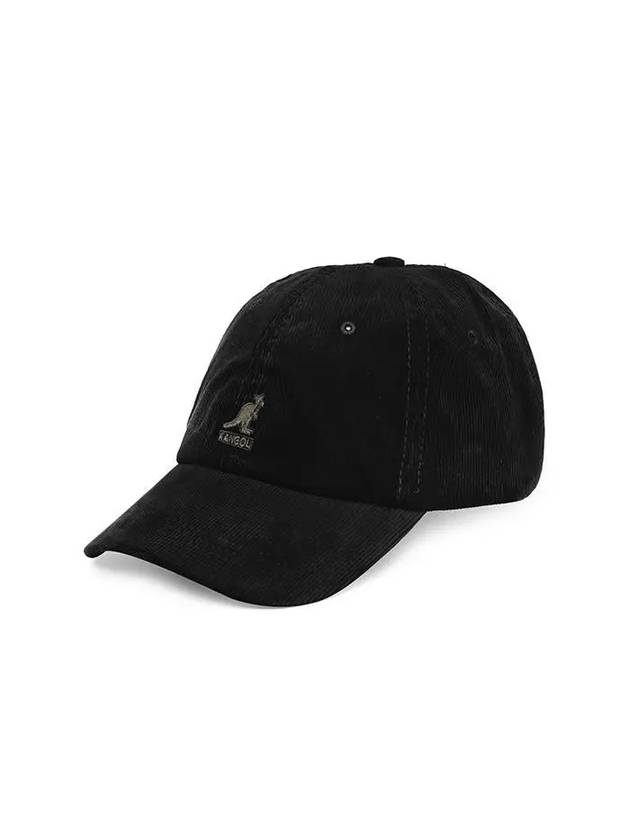 K5206HT BLACK corduroy ball cap - KANGOL - BALAAN 1