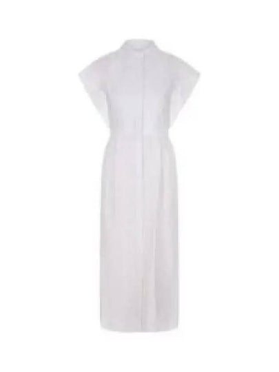 Poplin Pencil Midi Dress White - ALEXANDER MCQUEEN - BALAAN 2