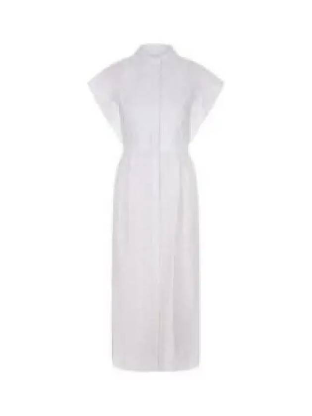 Women s Poplin Day Dress in White amq0252034wht - ALEXANDER MCQUEEN - BALAAN 2