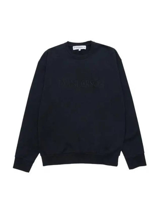 Embroidered Logo Sweatshirt Black - JW ANDERSON - BALAAN 2