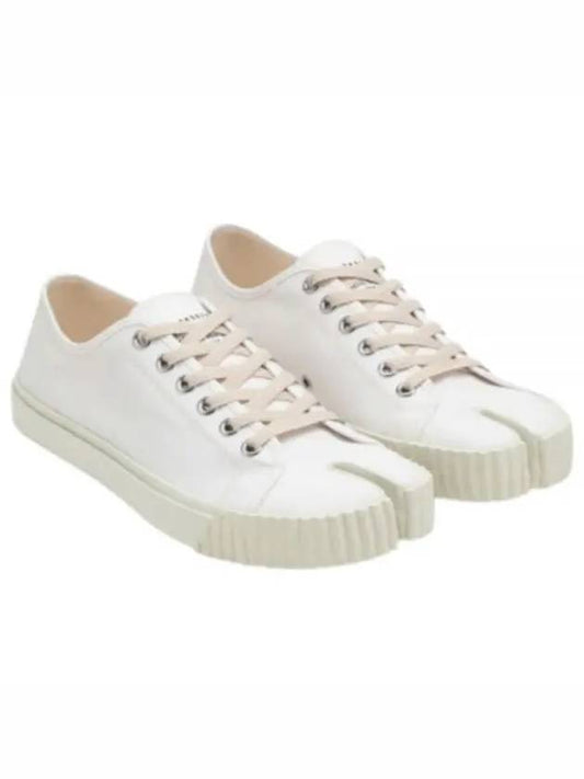 Tabi Cotton Low Top Sneakers White - MAISON MARGIELA - BALAAN 2