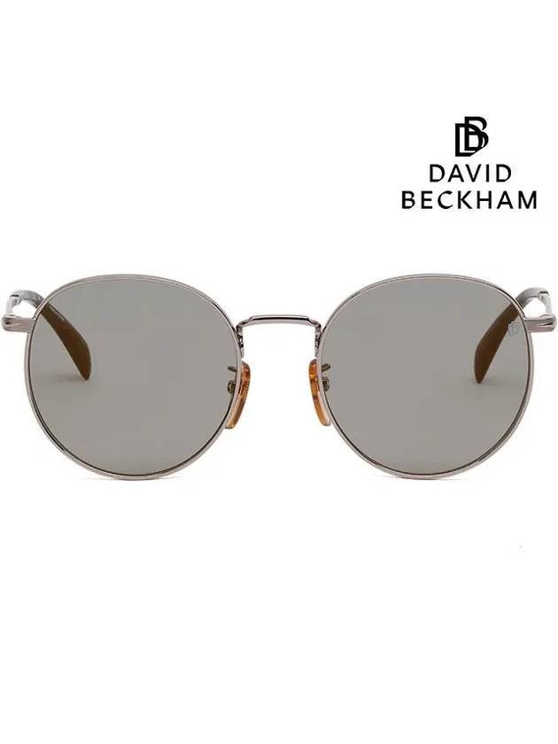 Sunglasses DB1056FS 6LBJO Asian fit round half mirror - DAVID BECKHAM - BALAAN 3