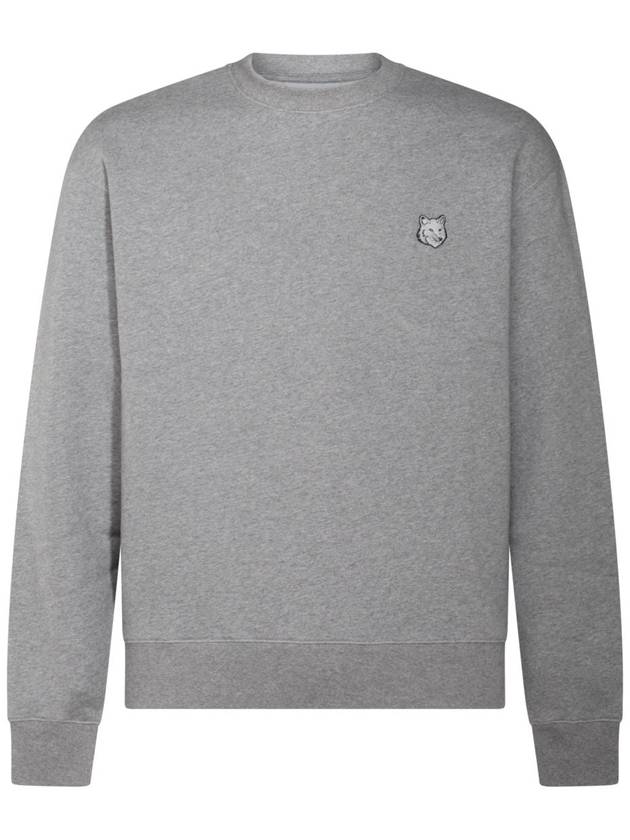 Bold Fox Head Cotton Sweatshirt Grey - MAISON KITSUNE - BALAAN 2