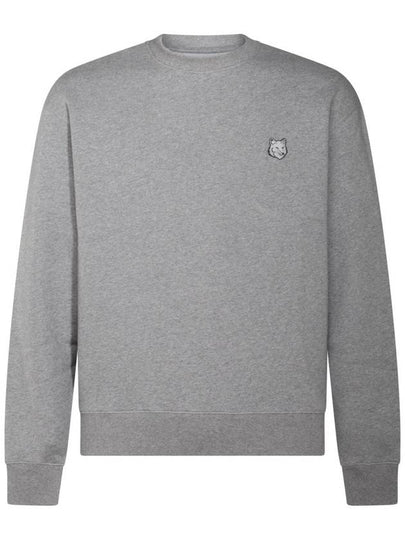 Bold Fox Head Cotton Sweatshirt Grey - MAISON KITSUNE - BALAAN 2