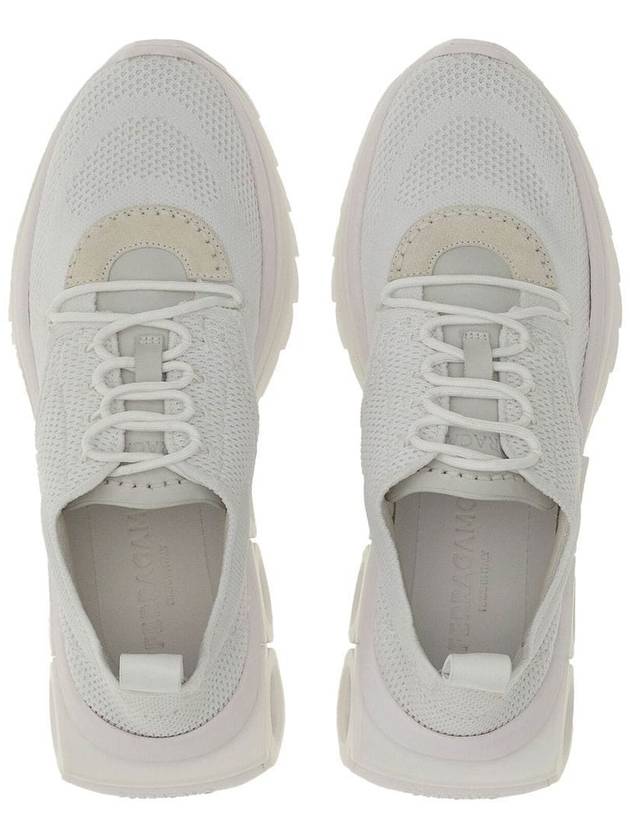 Nima Running Low-Top Sneakers Optic White - SALVATORE FERRAGAMO - BALAAN 3