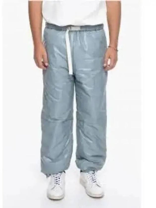 Drawstring Nylon Straight Pants Light blue - JIL SANDER - BALAAN 2