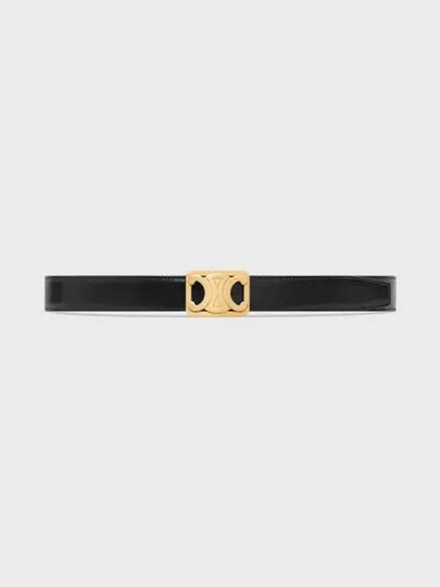 Reversible Frame Triomphe Leather Belt Tan Black - CELINE - BALAAN 2