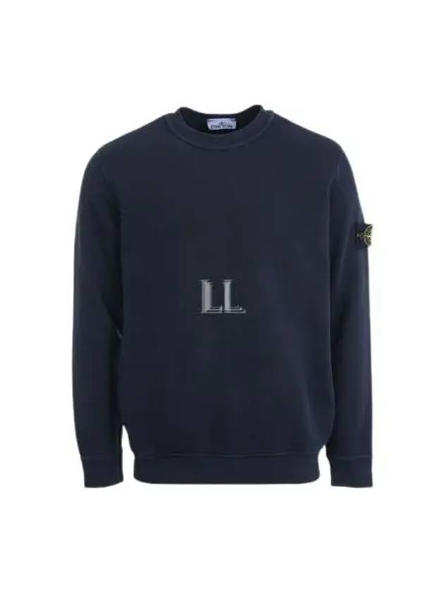 Compass Badge Sweatshirt Blue - STONE ISLAND - BALAAN 2