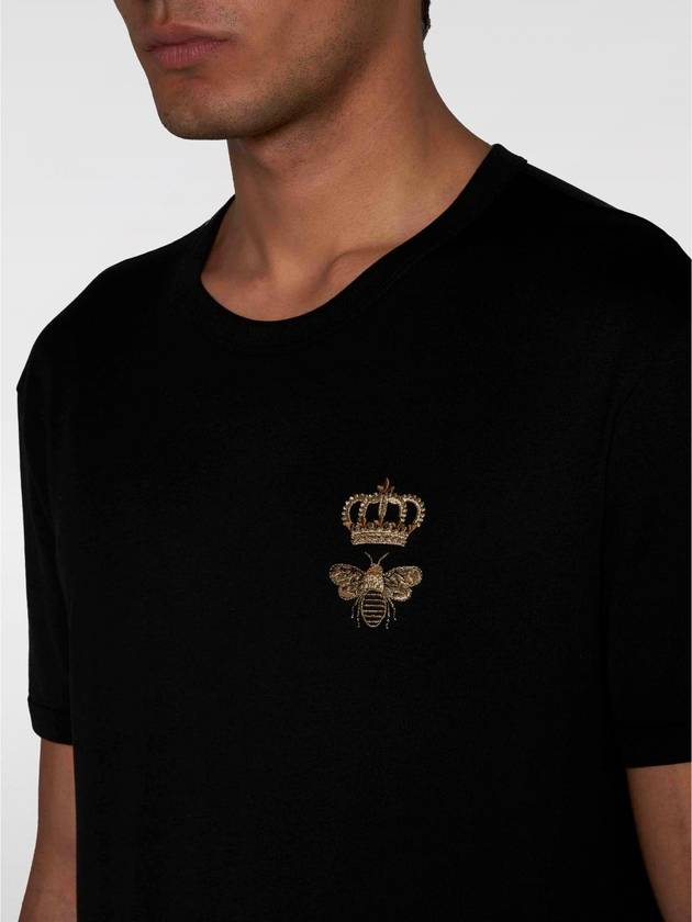 T-shirt basic con mini logo Dolce & Gabbana - DOLCE&GABBANA - BALAAN 3