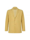 Tailored Pleated 1 Suit Yellow - ISSEY MIYAKE - BALAAN 2