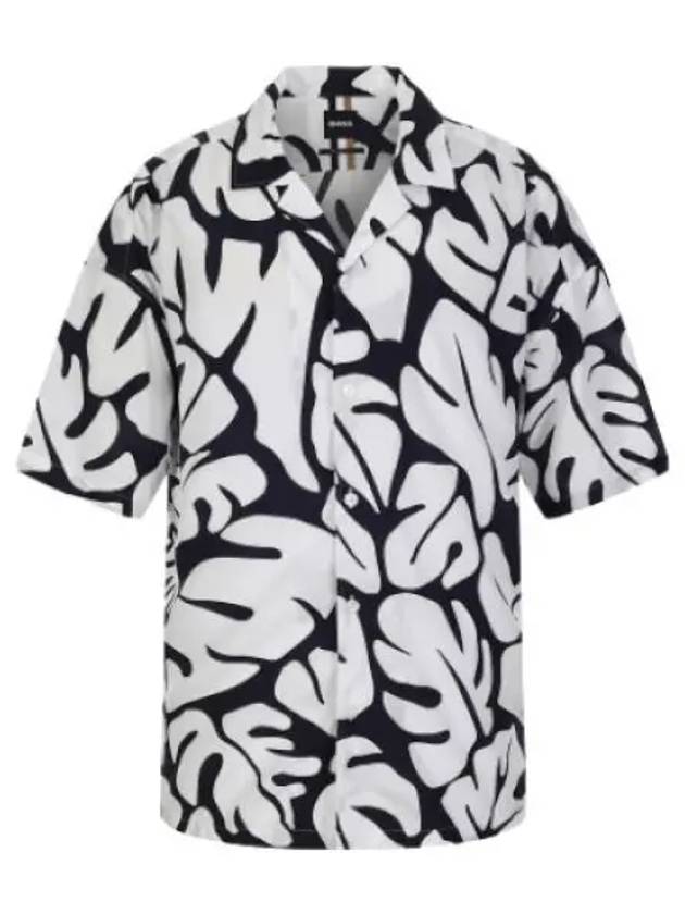 Boss print short sleeve shirt overfit - HUGO BOSS - BALAAN 1