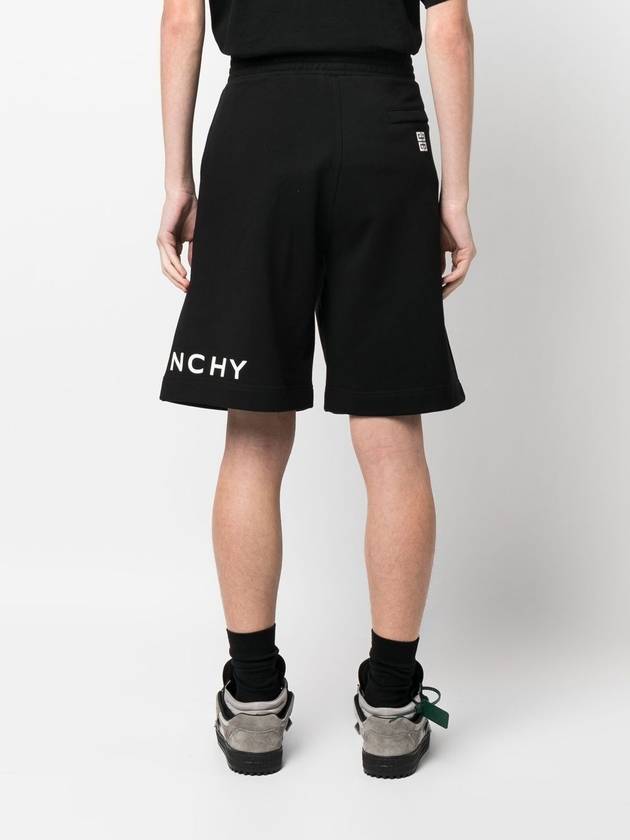 Logo Print Pocket Shorts Black - GIVENCHY - BALAAN 3