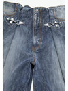 blue buckle denim pants - ACNE STUDIOS - BALAAN 3