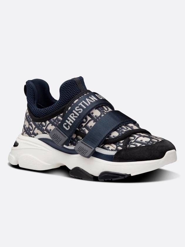 D-Wander Oblique Technical Fabric Low Top Sneakers Deep Blue - DIOR - BALAAN 2