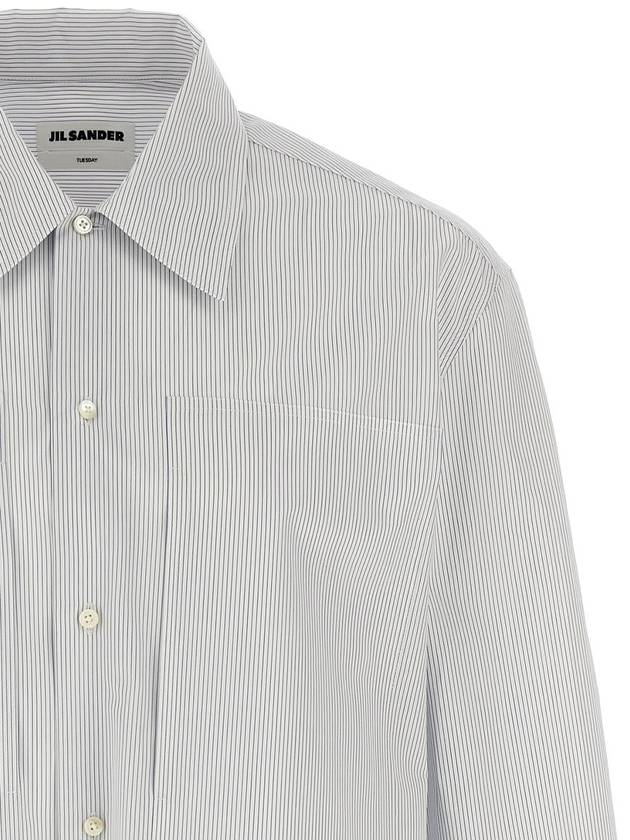 Striped Long Sleeve Shirt J24DL0104J45175 - JIL SANDER - BALAAN 4