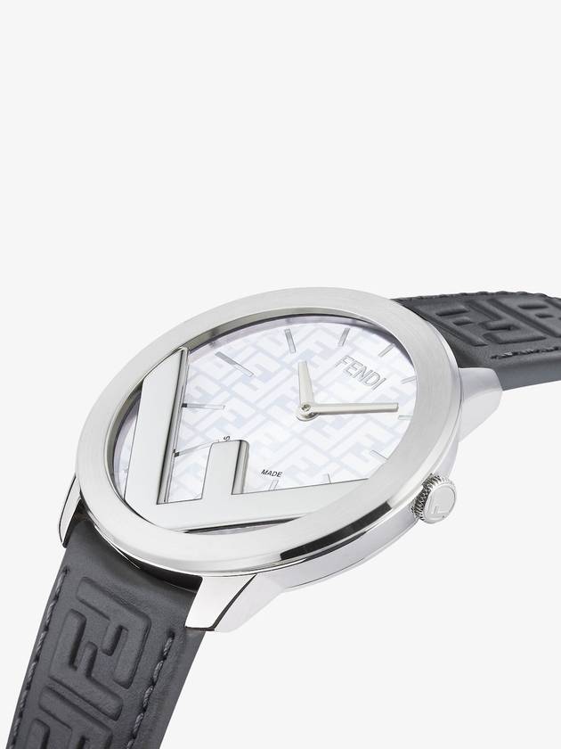 F Is Logo 41mm Watch Silver - FENDI - BALAAN 3