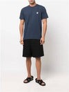 Fox Head Patch Classic Short Sleeve T-Shirt Navy Melange - MAISON KITSUNE - BALAAN 3