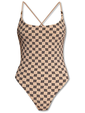 MISBHV One-piece Swimsuit, Women's, Beige - MISBHV - BALAAN 1