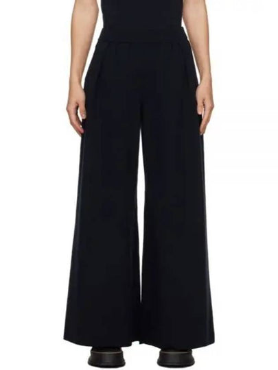 Nocera Virgin Wool Wide Pants Ultramarine - MAX MARA - BALAAN 2