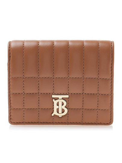 Quilted Leather Small Lola Half Wallet Brown - BURBERRY - BALAAN 2