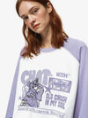 Chat Teddy Raglan Sweatshirt Lavender - CPGN STUDIO - BALAAN 3