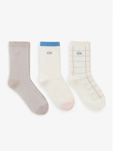 Women s Triple Bundle Socks RA222B 54G IXQ Domestic Product GQ2N24021423436 - LACOSTE - BALAAN 1