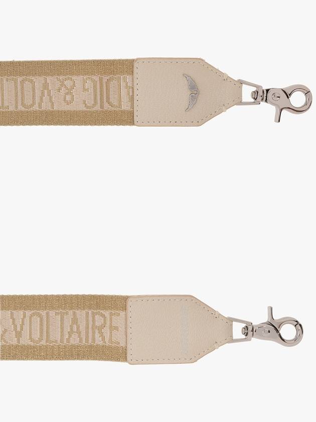 logo pattern bag strap beige - ZADIG & VOLTAIRE - BALAAN 5