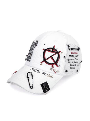 Cyclops Custom Plate Logo Cap White - BLACKBLOND - BALAAN 1