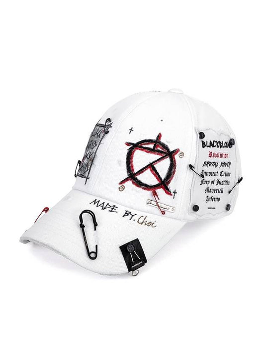 BBD Cyclops Custom Plate Logo Cap White - BLACKBLOND - BALAAN 2