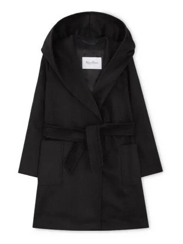 Wool Single Coat Black - MAX MARA - BALAAN 2