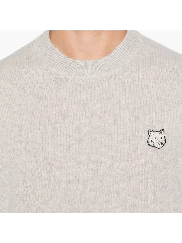 Maison Kitsune Bold Fox Head Patch Men s Wool Knit NM00805 H120 - POLO RALPH LAUREN - BALAAN 5