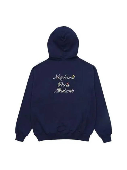 Drold Monsieur LE Slogan Hooded Sweatshirt HO141 CO001 NY - DROLE DE MONSIEUR - BALAAN 2