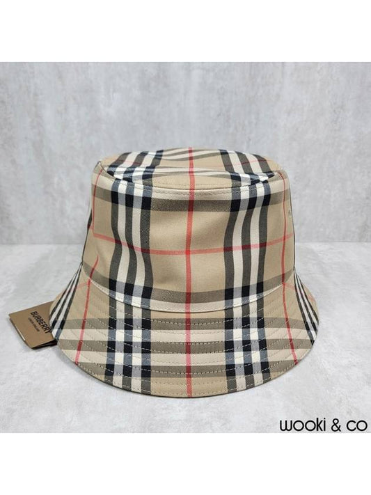 Vintage Check Technical Bucket Hat Beige - BURBERRY - BALAAN 2