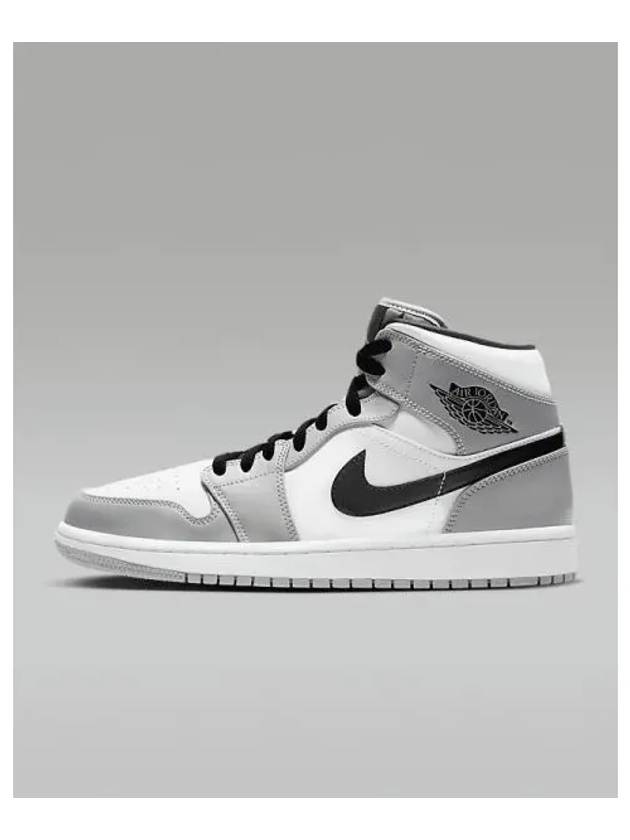 Jordan 1 Mid Chicago High Top Sneakers Mid Light Smoke Grey - NIKE - BALAAN 2