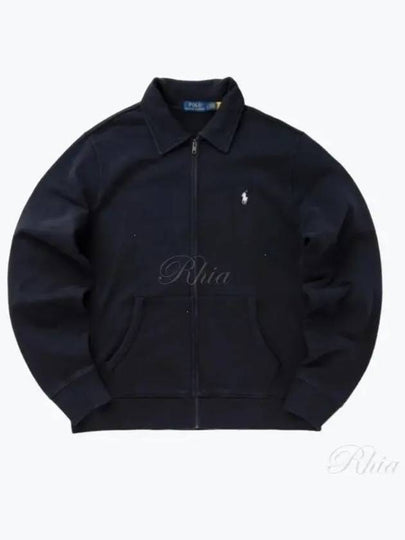 Embroidered Pony Logo Zip-Up Jacket Fade Black - POLO RALPH LAUREN - BALAAN 2