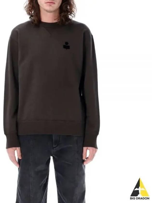 Mike Logo Cotton Sweatshirt Faded Black - ISABEL MARANT - BALAAN 2