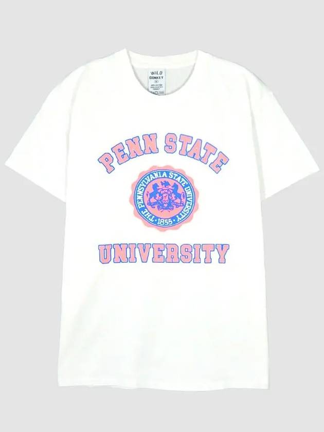 Penn State Short Sleeve T-Shirt White - WILD DONKEY - BALAAN 3