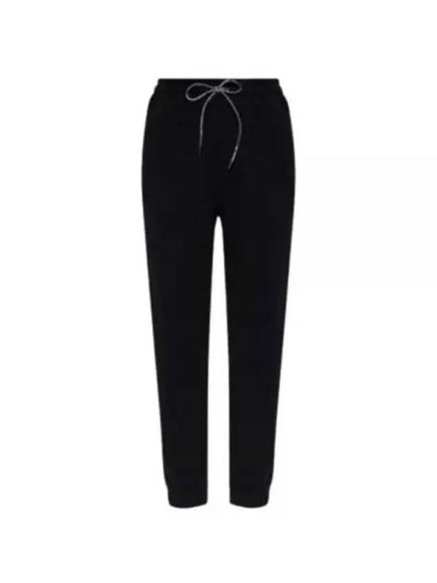 Logo Classic Drawstring Cotton Track Pants Black - VIVIENNE WESTWOOD - BALAAN 2