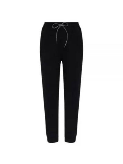 Logo Classic Drawstring Cotton Track Pants Black - VIVIENNE WESTWOOD - BALAAN 2