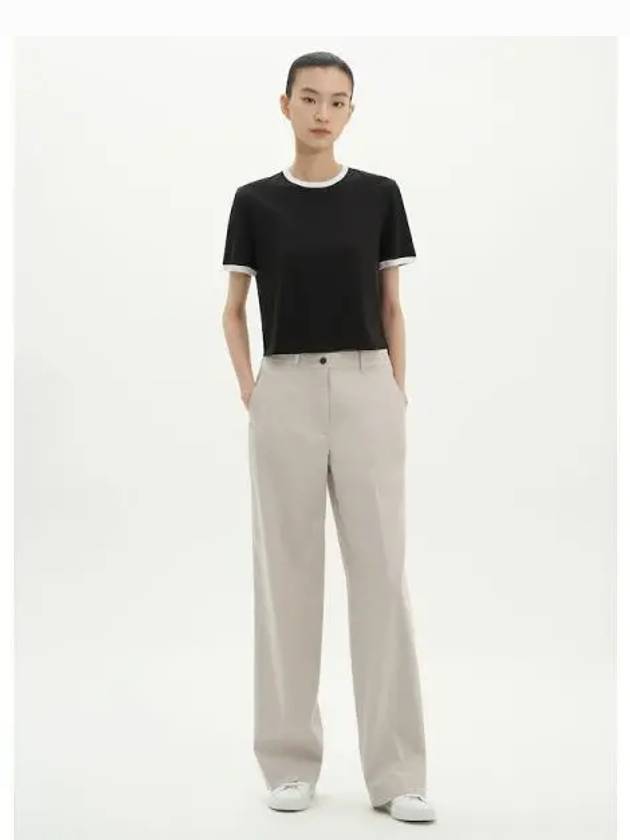 Women s Patton Wide Straight Fit Pants Trousers Sand Domestic Product GM0024060765811 - THEORY - BALAAN 1