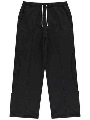 9 23 delivery curved incision heavy sweat wide pants black - OFFGRID - BALAAN 1