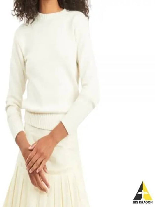 Fiorella SJA601 white Fiorella knit sweater - PALOMA WOOL - BALAAN 1
