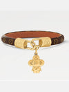 Vivienne Charm Monogram Bracelet Gold Brown - LOUIS VUITTON - BALAAN 3