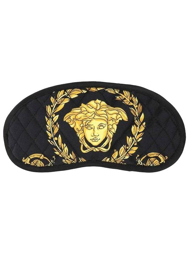 Medusa Print Sleep Mask Black - VERSACE - BALAAN 1