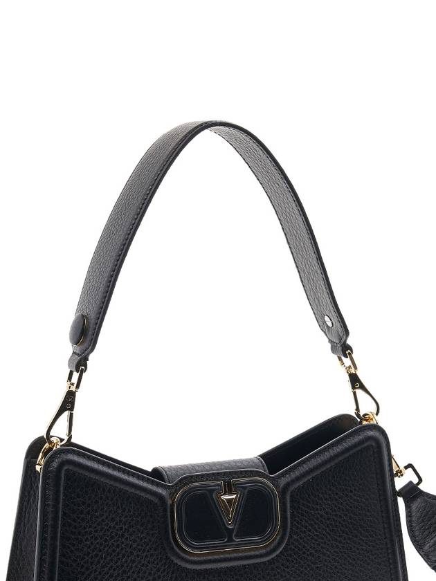 Women's Garavani Logo Shoulder Bag Black - VALENTINO - BALAAN 9