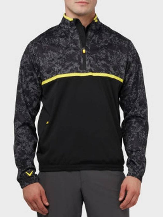 Callaway Anorak Windbreaker x Abstract Camo Windbreaker CGJSC035 Caviar - CALLAWAY GOLF - BALAAN 1