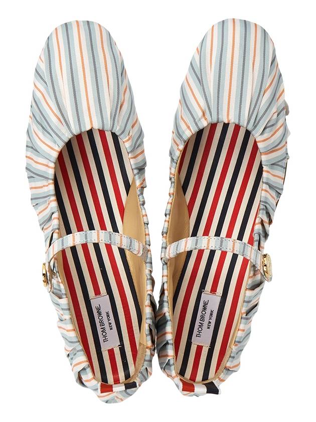 striped pattern ballerina shoes FFS024BF0573 - THOM BROWNE - BALAAN 3